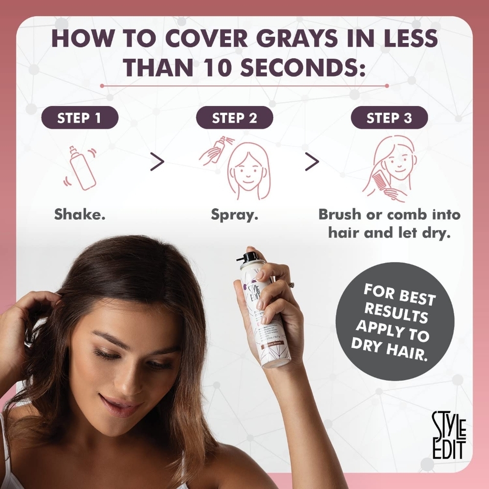 Style Edit Travel Size Root Concealer Spray - Picture 2 of 6